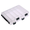 Double Sided Ten Compartment Box Wooden Shrimp Box Fishing Bait Box