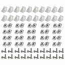 2020 Series Aluminum Profile Connector Set, 20pcs Corner Bracket,40pcs M5 x
