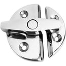 316 Marine Stainless Steel Boat Door Latch Round 58mm Boat Twist Lock Boat