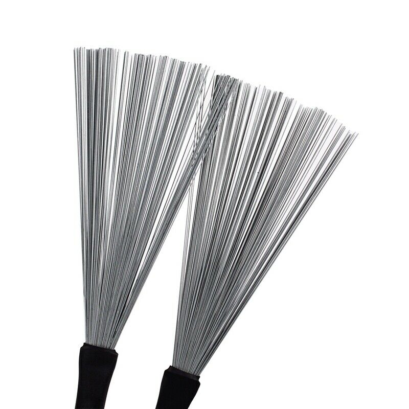 2Pcs Drum Brush Steel Wire Stick for Jazz Drum Stick Musical Accessories