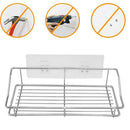 Stainless Steel Storage Rack Kitchen Bathroom Shelf  Wall Shelf Organizer