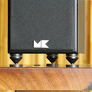 4Pcs Ebony Wooden HIFI Speaker Isolation Spike Cone Copper Feet 23 mm +Base Pad