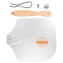 Aluminum Pizza Shovel Peel With Wooden Handle Pastry Spatula Cake Baking Cut Hn