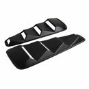 2pcs Quarter Side Window Louvers Scoop Cover Vent For 2005-2014 Ford Musta JAB