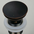 Round Style Lavatory Faucet Vessel Assembly Up Stainless Steel Bathroom Sin J6A6