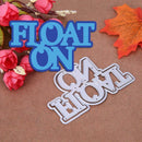 2pcs Greeting Slogan Scrapbooking Cutting Dies Stencil DIY Making Craft