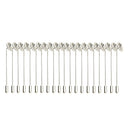 10pcs Round Blank Setting Disc Stick Hat Pin Lapel Pin Base for DIY Jewelry