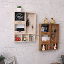 Storage Rack Three Layer Hook Hanging Wall Decoration Holder Living Room Ke