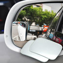 2Pc 360Â° Wide Angle Convex Rear Side View Blind Spot Mirror Universal Car AutoME