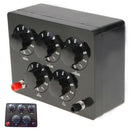 Black Resistance Box Iron Variable Decade Resistor Resistance Box 0-9999.9