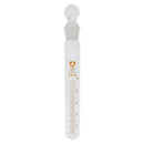 10ml Glass Test Tube Round Bottom with Glass Stopper Cap for Lab