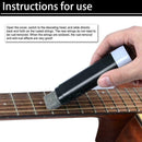 Black Anti Rust String Cleaner Guitar Care Accessories Brush Pen Guitar V7Y8