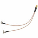 8 inch SMA Female to Y type 2 X TS9 Angle Male Connector Splitter Combiner  R6S3