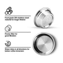 with Disposable Aluminum Foil Set Compatible with Lavazza Mio Italian Capsu