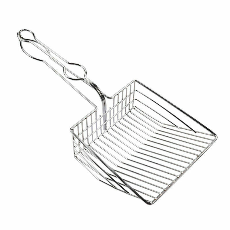 Cat Litter Scoop Metal Waste Scooper Poop Pet Sand Shovel Cleaning Tools GSU