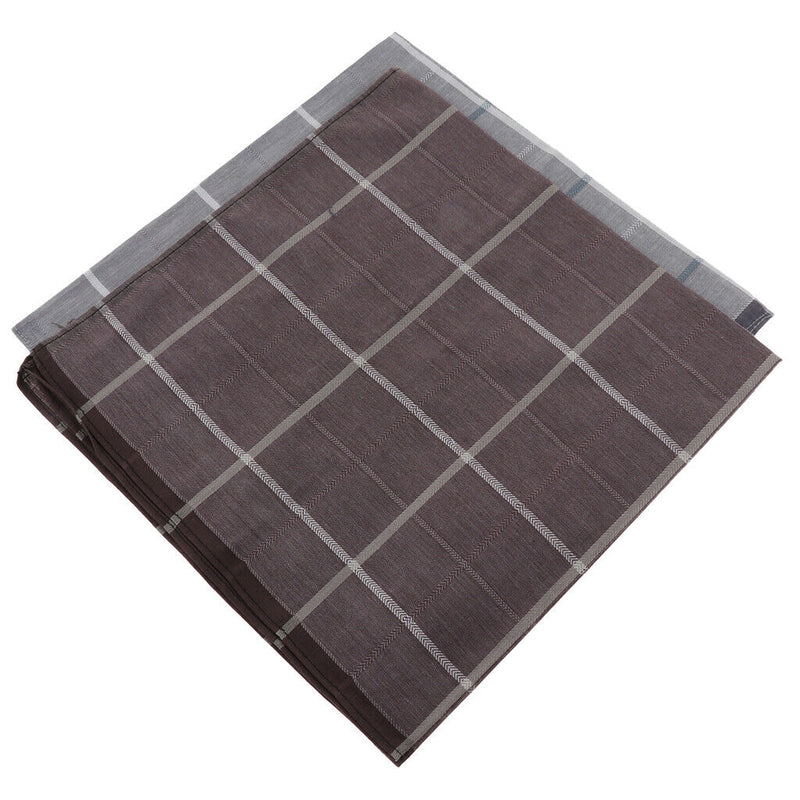 2x 100% Cotton Handkerchiefs