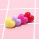 12pcs/box multi-color heart push pins notice board map drawing office thumb JR