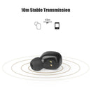 T18S Mini TWS Wireless Bluetooth Earphone In-Ear Earbuds with Charging Box A