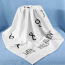 Cute Infant Baby Photography Blanket Calender Giraffe Backdrop Photo Prop A