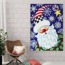 Partial Speical Shape Diamond Painting Snowflake Santa Wall Picture 30x40cm