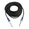 Stereo 6.35mm Electric Guitar Bass Cable Amp Cord for Home Theatre KTV 20m