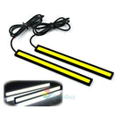 2pcs Waterproof 12V LED COB Car Auto DRL Driving Daytime Running Lamp Fog A