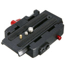 P200 Quick Release Clamp Slide Plate Adapter System for Camera Tripod Ball Head