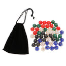 50pcs 16mm D12 Dice 12 Sided Die Polyhedral&Dice Carry Bag for Board Games