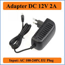 EU Plug AC 100-240V To DC 12V 2A Power Supply Adapter For 5050 Strip Light ST-40