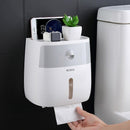 Ecoco Wall-Mounted Bathroom Tissue Dispenser Tissue Box For Multifold Paper