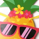 Summer Aloha Hawaiian Tropical Pine  Garland Bunting Home Party Banners LJ
