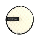 4pcs Fiber Makeup Remover Pad Reusable Face Cleaning Sponge Cosmetic Puff