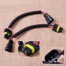 2x HB4 9006 Extension Wiring Harness Socket Plug Wire Adapter Headlight Foglight