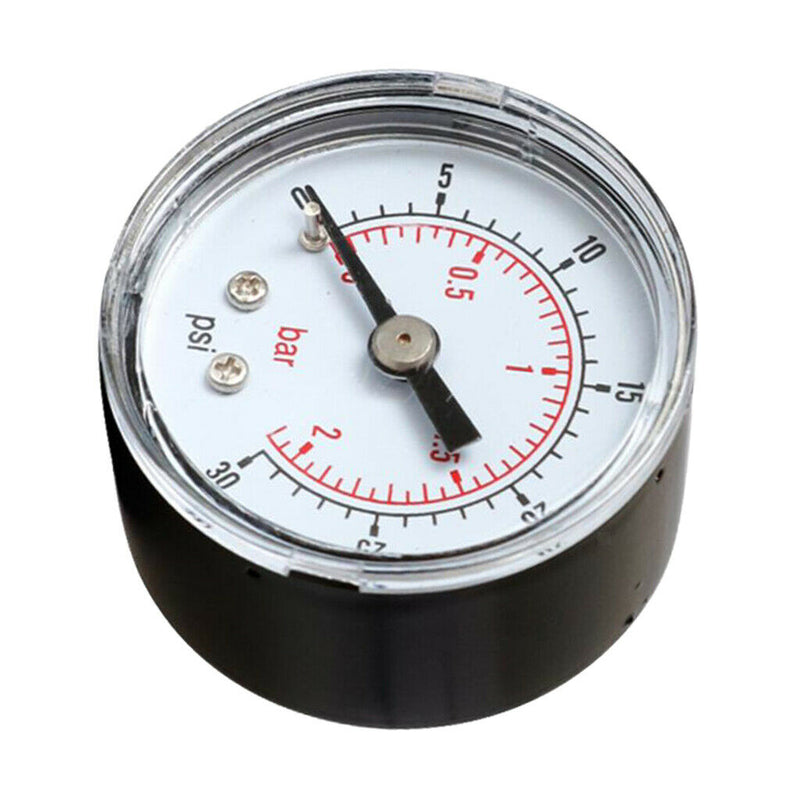 1.61" Dial Utility Pressure Gauge Water Oil Gas Gauge 0-30PSI Pressure Gauge