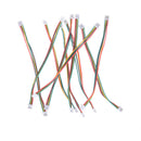 10 x Mini Micro SH 1.0mm 4-Pin JST Double Connector Plugs Wires Cables 10 JR