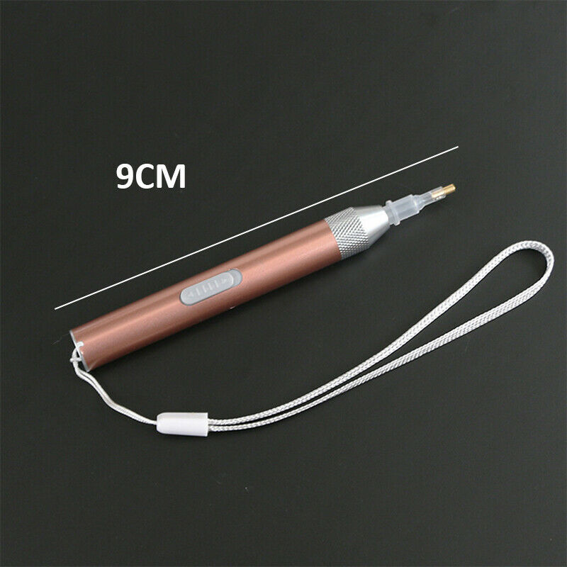 1 set USB Rechargeable Point Drill Pen Diamond Painting Pen LED Lighting DIY