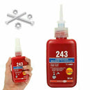 50ml Liquid Medium Strength 243 Threadlocking Adhesive For M8 Thread M20 Ne D5L8