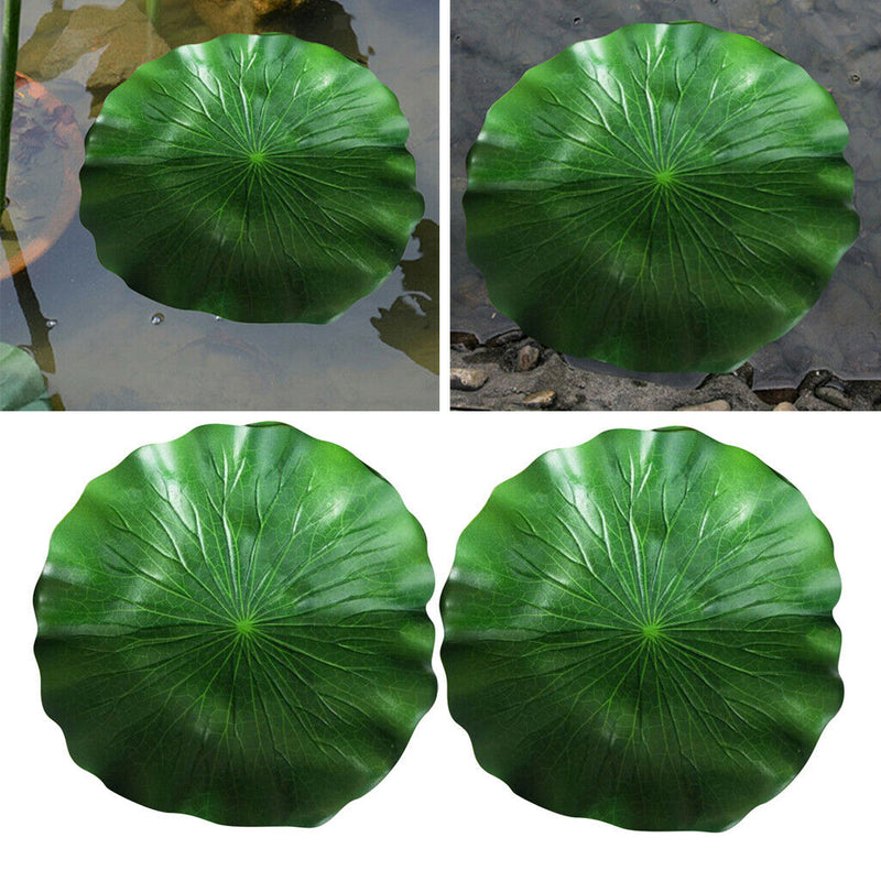 2x Artificial Aquarium   Tank Plant Aquatic Coral Background Lotus 29CM