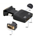 1080P VGA Male to HDMI Female Adapter Converter + USB Audio Cable + Audio AGO