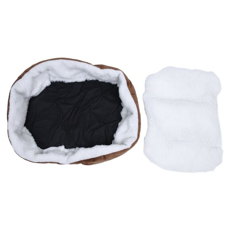 Large Waterproof Warm Soft Fleece Puppy Pet Dog Cat Bed House Basket Nest M