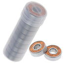 10 Pcs Stainless Bearings Performance Roller Skate Scooter Skateboard Wheel FT