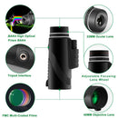 Monocular Telescope 40x60 High Power BAK4 Prism Waterproof w/ Tripod f. Outdoor