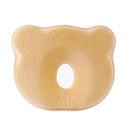 Newborn Baby Pillow Prevent Flat Head Nursing Pillow Sleep Support (Yellow) A