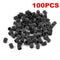 100PCS Black Plastic Auto Car Bike Motorcycle Truck wheel Tire Valve Stem Caps