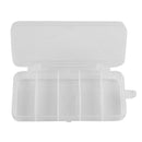 5 Compartments Storage Case Box PVC Fishing Lure Spoon Hook Bait Tackle Box A