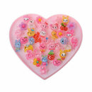 36pcs Ring Girl Kid Adjustable Plastic Cartoon Rings Jewelry Gift Party