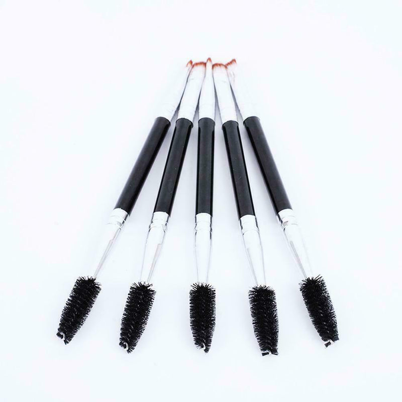 Eyebrow Brush Dualended Duo Brow Eyeliner Angled Cut Brush Makeu Spoolie N8M1