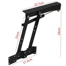 2Pcs Folding Spring Tea Table Hinge Furniture Lift Up Top Mechanism Hardwar