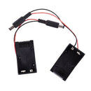 2PCS New 9V Battery Holder Box Case Wire Plug 5.5*2.1mm for Arduino R4N7