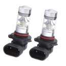 2pcs Ice Blue H10 9145 Universal Car Headlight Fog Lamp LED Bulb Replacement